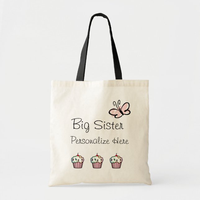Tote Bag Big Sister Baby Love (Devant)