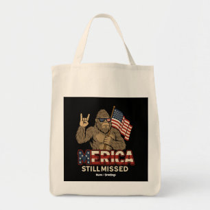 Tote Bag Bigfoot 'La Mérique Toujours Manquée' Patriote 4 j
