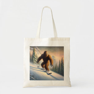 Tote Bag Bigfoot Snowboard