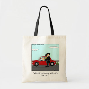 Tote Bag Billets de vitesse/Sac fourre-tout d'Humour de pol