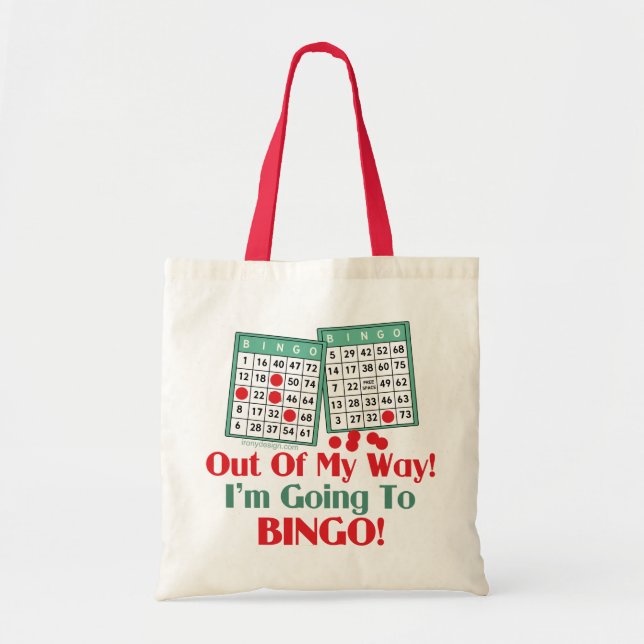 Tote Bag Bingo Drôle Dire (Devant)