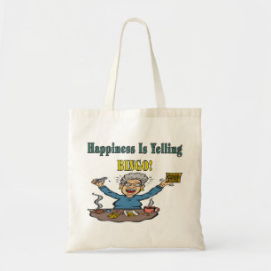 Tote Bag Bingo-test : Le bonheur est