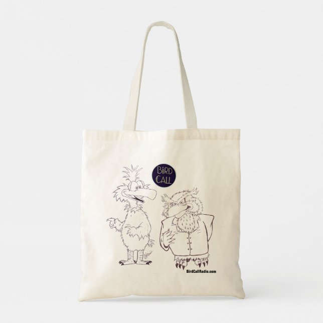 Tote Bag Bird Call Sketch (Dos)