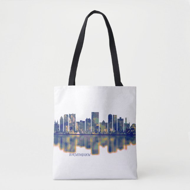 Tote Bag Birmingham Skyline (Devant)