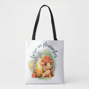 Tote Bag Birthstone novembre Topaz Dragon Fourre-tout
