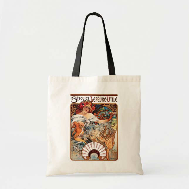 Tote Bag Biscuit, Mucha (Devant)