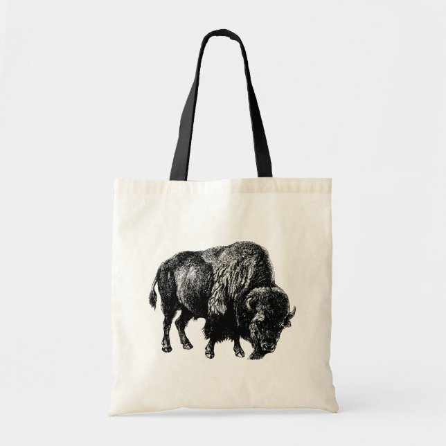 Tote Bag Bison américain de Buffalo (Devant)