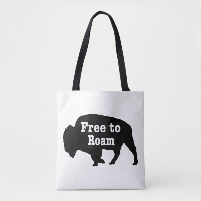 Tote Bag Bison libre de Roam (Devant)