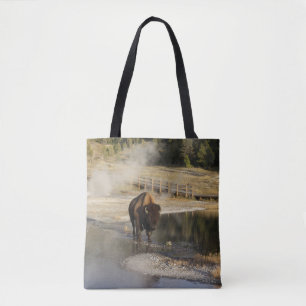 Tote Bag Bison Yellowstone Nature   Photographie de la faun