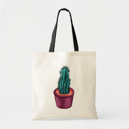 Tote Bag Bizarre Plante Succulent Poted Trippy