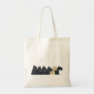 Tote Bag Black and Wheaten Scottish Terriers