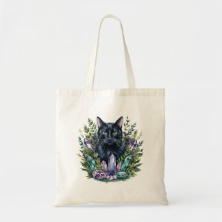 Tote Bag Black Cat Crystal Fourre-tout