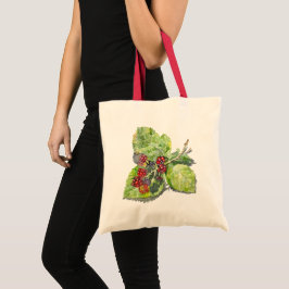 Tote Bag Blackberry rouge et noir