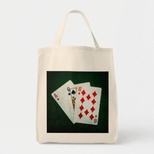 Tote Bag Blackjack 21 point - Ace, Queen, Ten
