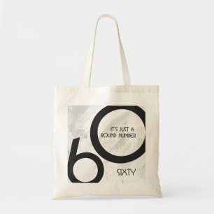 Tote Bag Blanc 60 Décennie Anniversaire