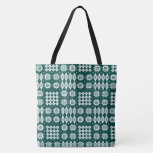 Tote Bag Blanc de tapisserie de Faux de Gallois sur