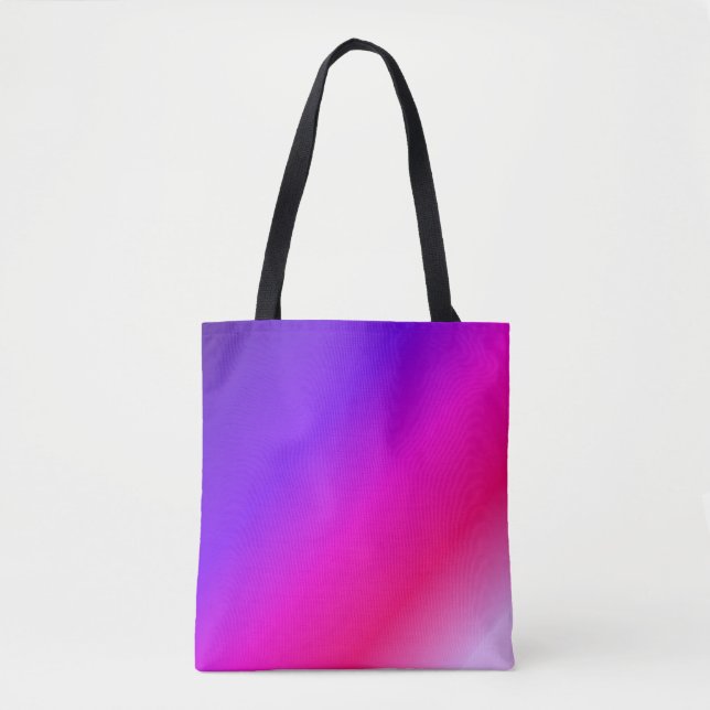 Tote Bag Blé violet et rose (Devant)