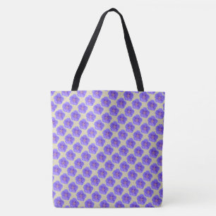 Tote Bag Bleu botanique doux sur n'importe quelle couleur