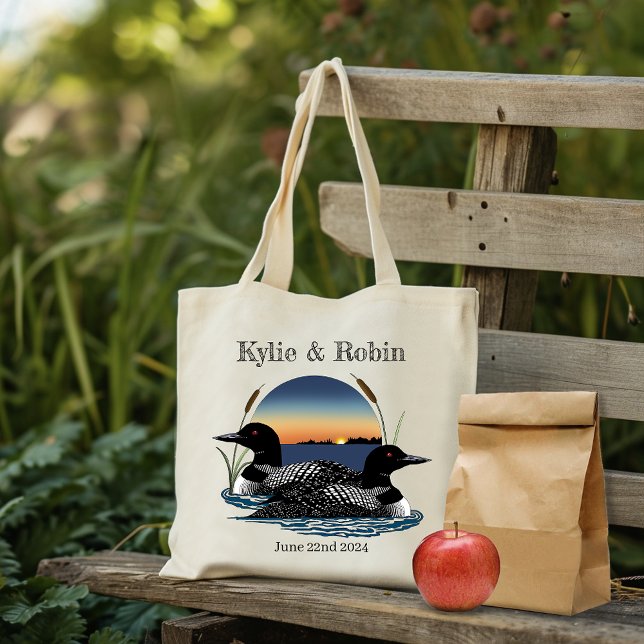 Tote Bag Bleu couché de soleil (Créateur téléchargé)