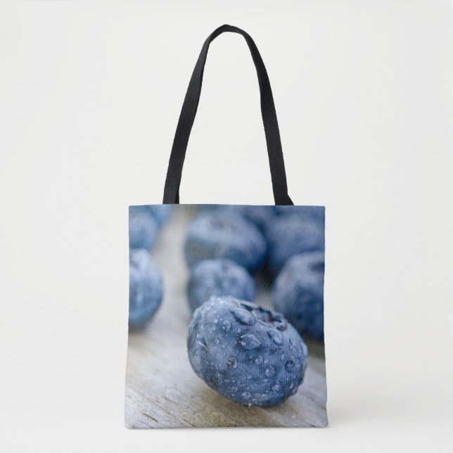 Tote Bag bleu humide (Devant)