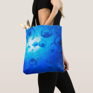 Tote Bag Bleu méduse