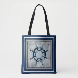 Tote Bag Bleu Nautique