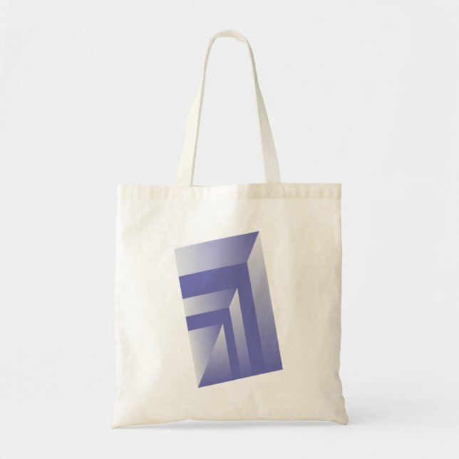 Tote Bag Bleu violet (Devant)