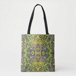 Tote Bag Bliss orientaux : Paisley Floral Pattern