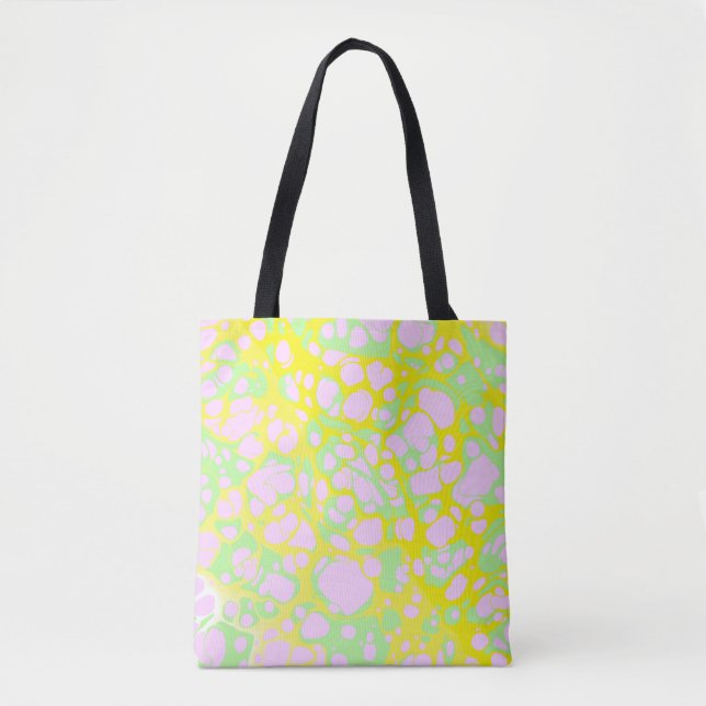 Tote Bag Blobs roses (Devant)