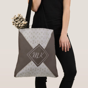 Tote Bag Bloc de couleur élégant