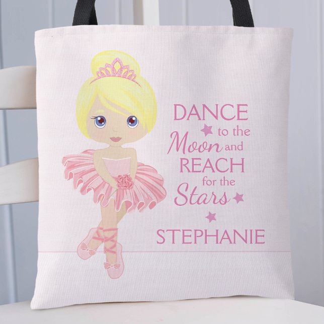 Tote Bag Blonde Ballerina Personnalisé (Créateur téléchargé)