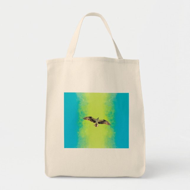 Tote Bag Blue and yellow (Devant)