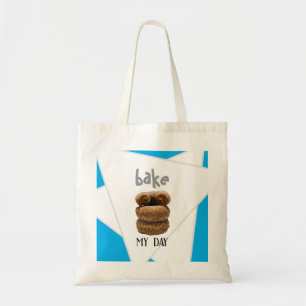 Tote Bag Blue Bake My Day