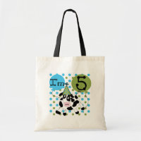 Blue Cow 5th Birthday Tshirts et cadeaux