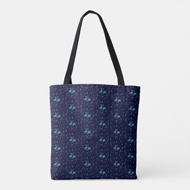Tote Bag Blue Deer Fourre-tout (Dos)