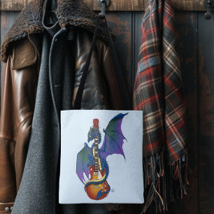 Tote Bag Blue Dragon Sunburst Guitare Music