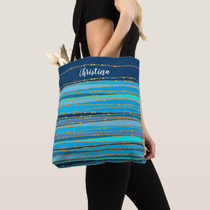 Tote Bag Blue Lagoon Zen   Fourre-tout trié sur mesure