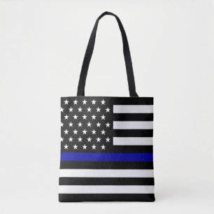 Tote Bag Blue Line mince diminuent