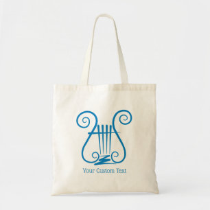 Tote Bag Blue Lyre