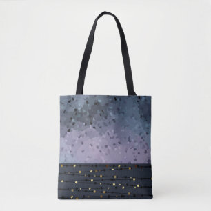 Tote Bag Blue purple