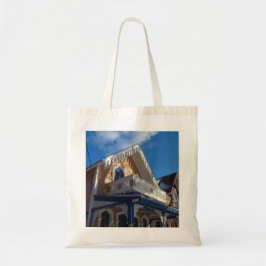 Tote Bag Blue Skies and Gingerbread - Martha's Vineyard