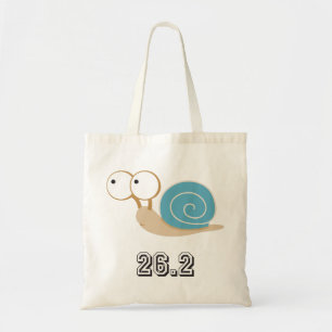 Tote Bag Blue Snail 26.2 (marathon)