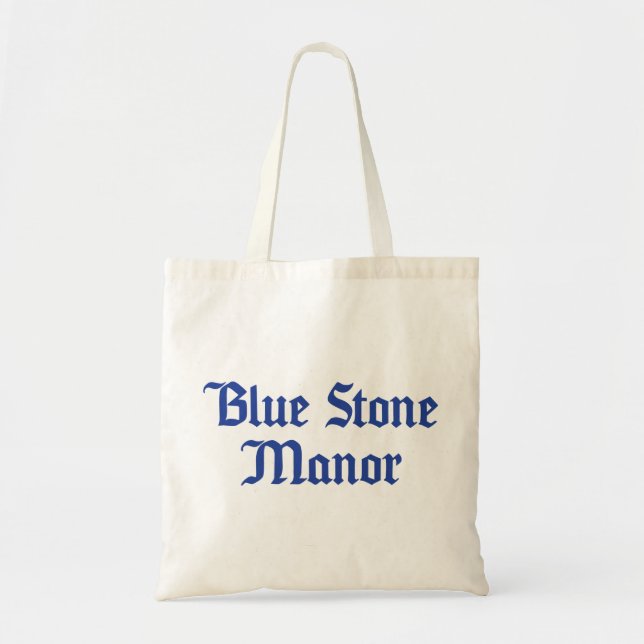 Tote Bag Blue Stone Manor Mug and Shirt (Devant)