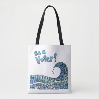 Tote Bag Blue Wave - Be a Voice Fourre-tout