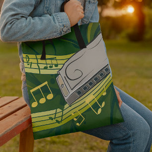 Tote Bag Blues et musique folklorique à l'harmonica