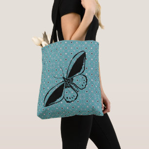 Tote Bag Blues Papillon 