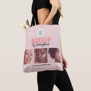 Tote Bag Blush Rose Script 3 Maquillage Photo