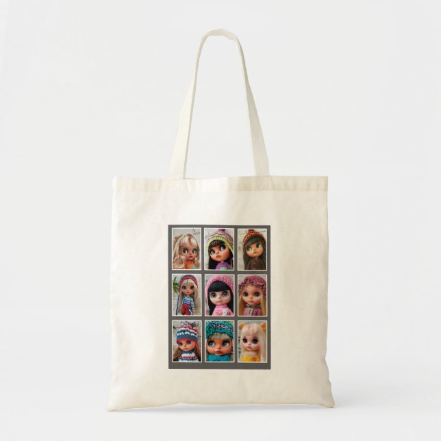 Tote Bag blythe poupées photos imprimer acrylique (Devant)
