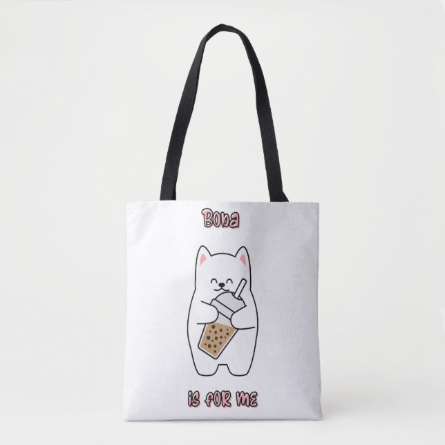 Tote Bag Boba est pour moi (Devant)