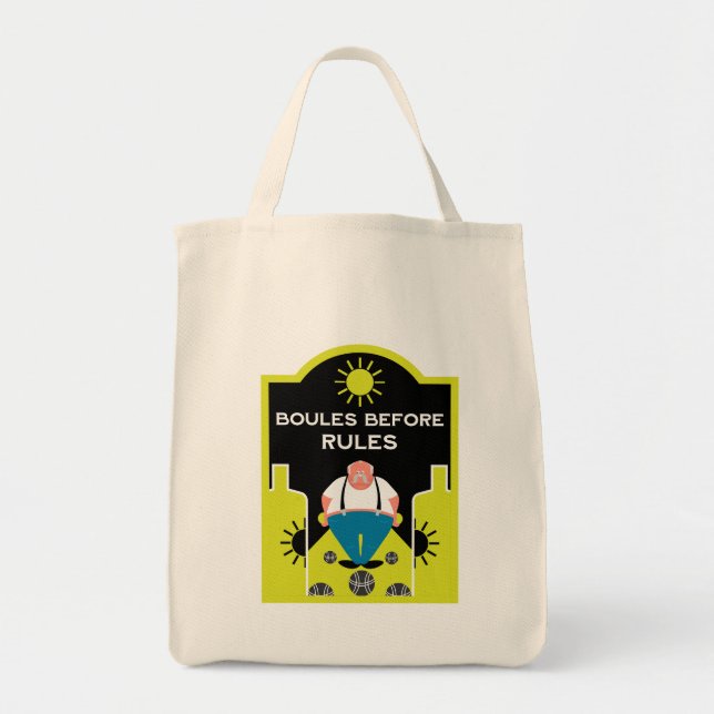 Tote Bag Bocce de pétanque française (Devant)